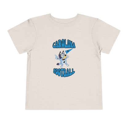 Toddler Bluey Design Carolina Panthers Football  -Inspired T-Shirt