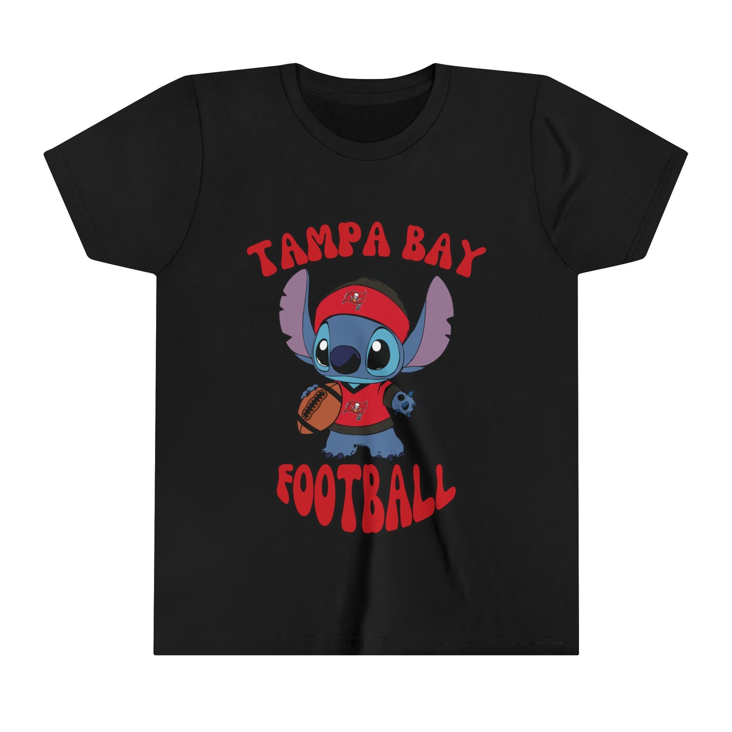 Youth Stitch Design Buccaneers Football - Inspired T-Shirt