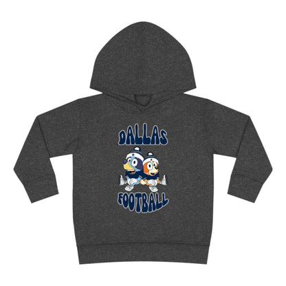 Toddler Bluey & Bingo Design Dallas Football - Inspired Pullover Fleece Hoodie