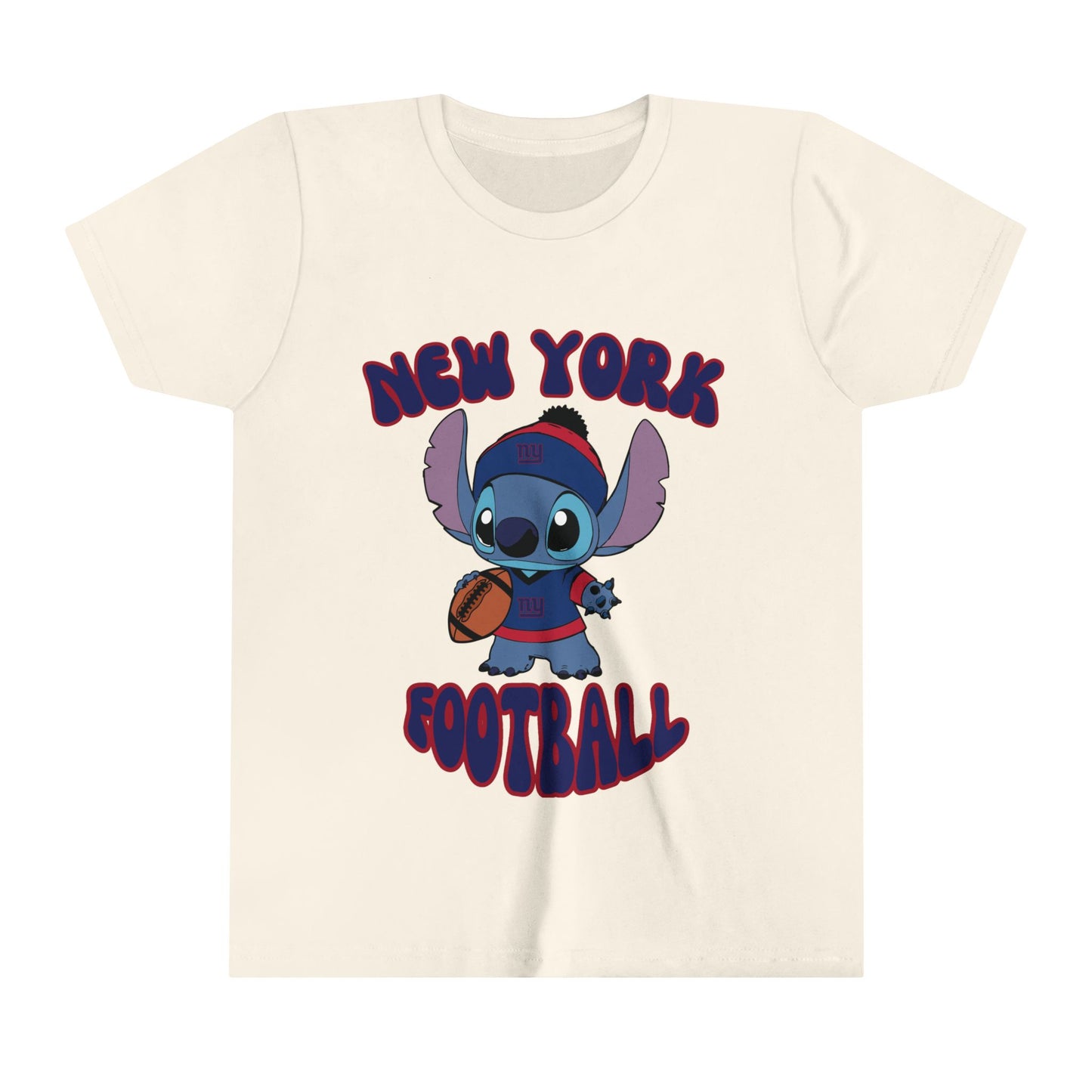 Youth Stitch Design Giants Football - Inspired T-Shirt