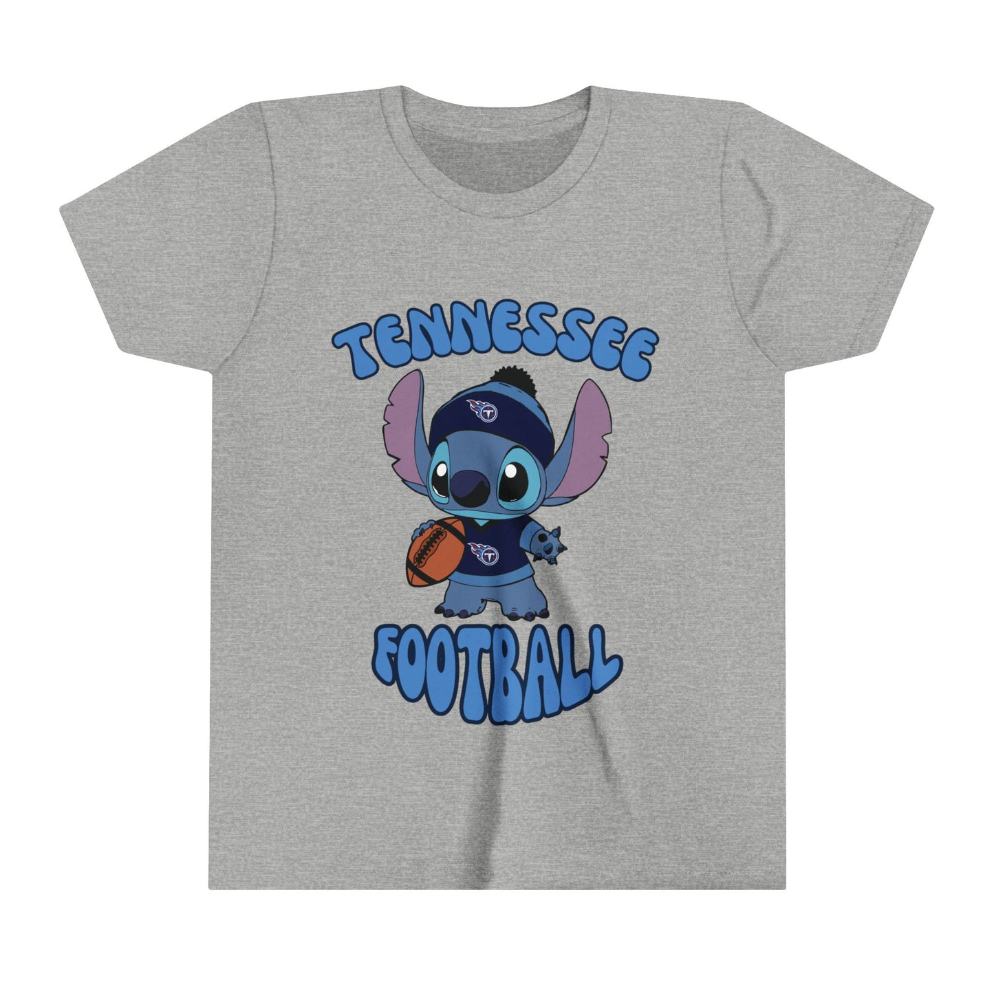 Youth Stitch Design Titans Football - Inspired T-Shirt