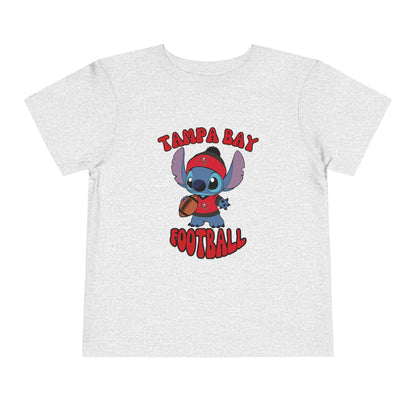 Toddler Stitch Design Buccaneers Football - Inspired T-Shirt