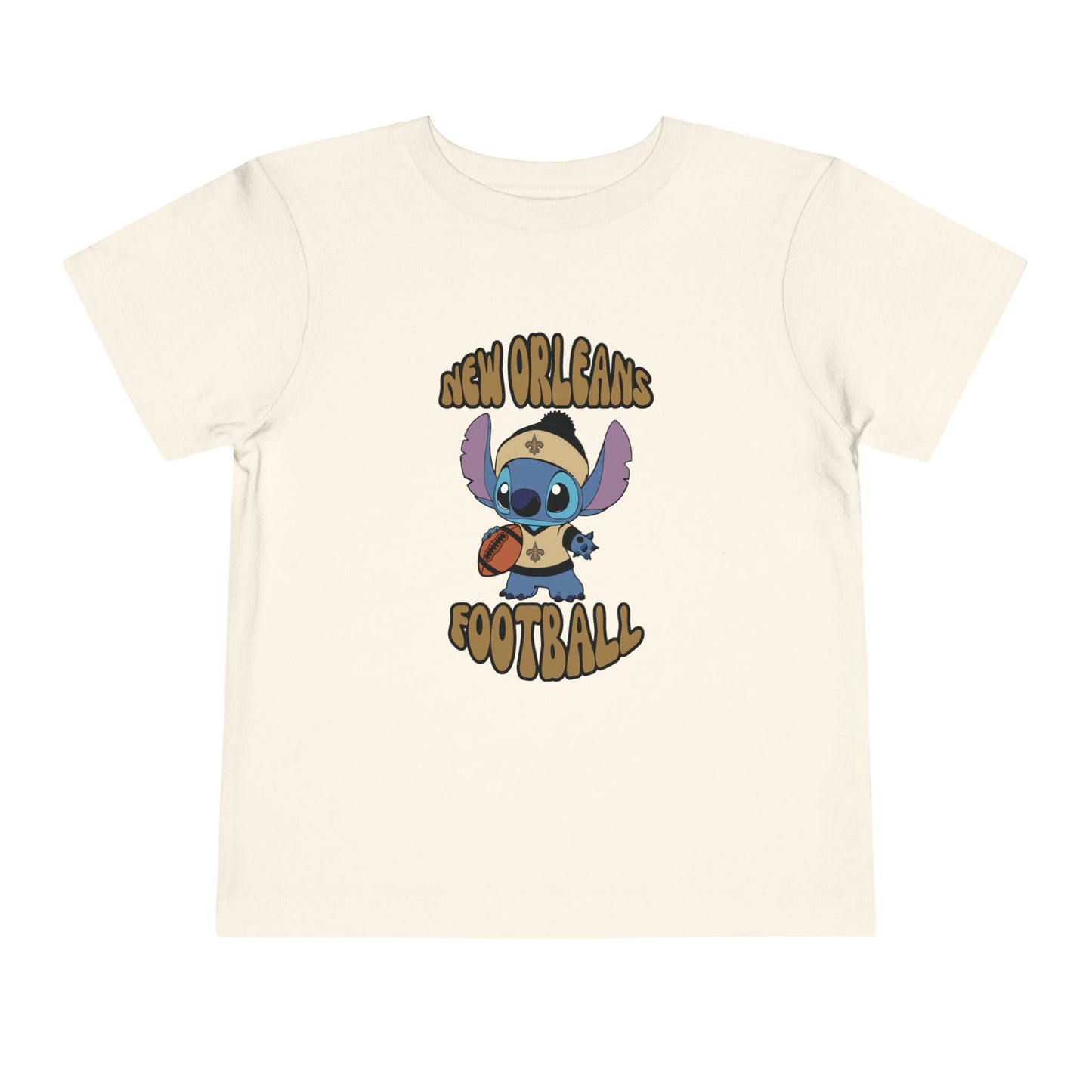 Toddler Stitch Design Saints Football - Inspired T-Shirt