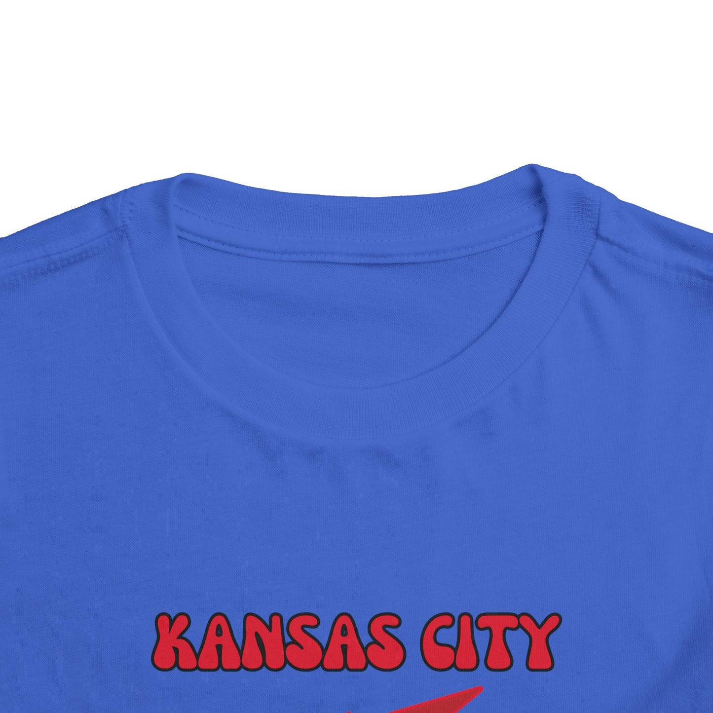 Toddler Bluey Design Kansas City Chiefs Football -Inspired T-Shirt