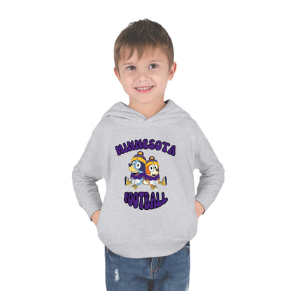 Toddler Bluey & Bingo Design Vikings Football - Inspired Pullover Fleece Hoodie