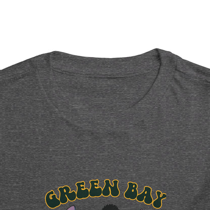 Toddler Stitch Design Packers Football - Inspired T-Shirt