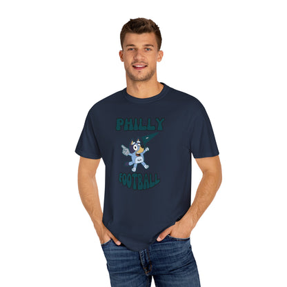 Unisex Bluey Design Philly Football -Inspired T-Shirt