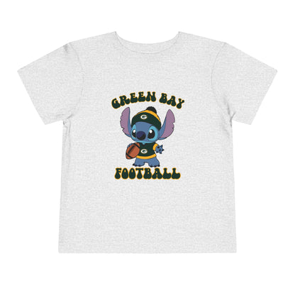 Toddler Stitch Design Packers Football - Inspired T-Shirt