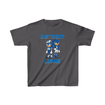 Kids T-Shirt - Sonic and Knuckles Jahmyr Gibbs and David Montgomery Detroit Lions Tee