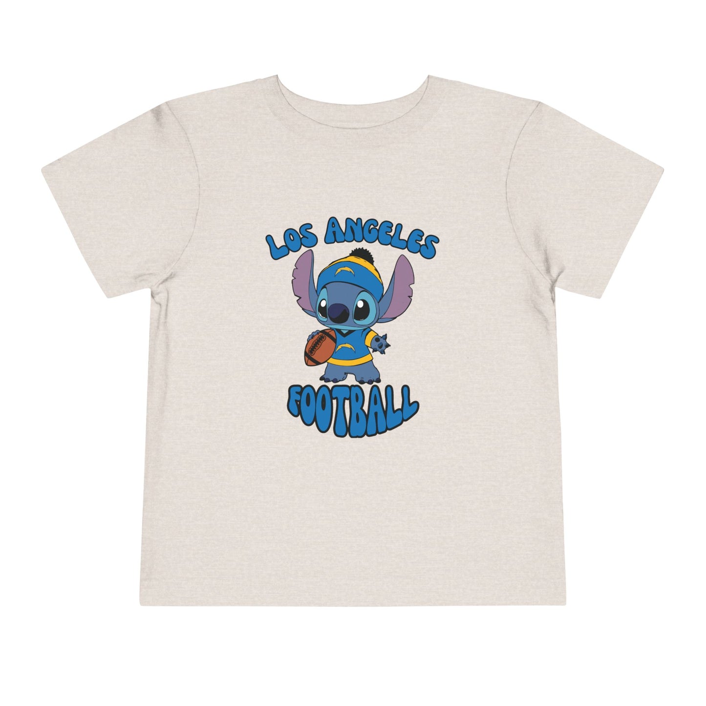 Toddler Stitch Design Chargers Football - Inspired T-Shirt