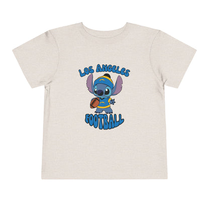 Toddler Stitch Design Chargers Football - Inspired T-Shirt