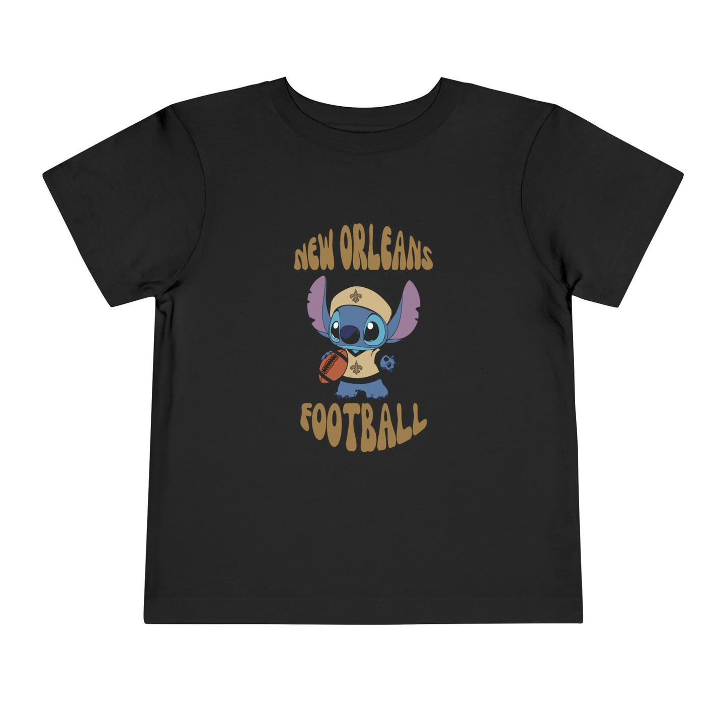 Toddler Stitch Design Saints Football - Inspired T-Shirt