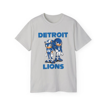 Sonic and Knuckles Jahmyr Gibbs and David Montgomery Detroit Lions Unisex Tee Shirt