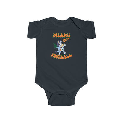 Customizable Infant Onesie - Bluey College Football Design